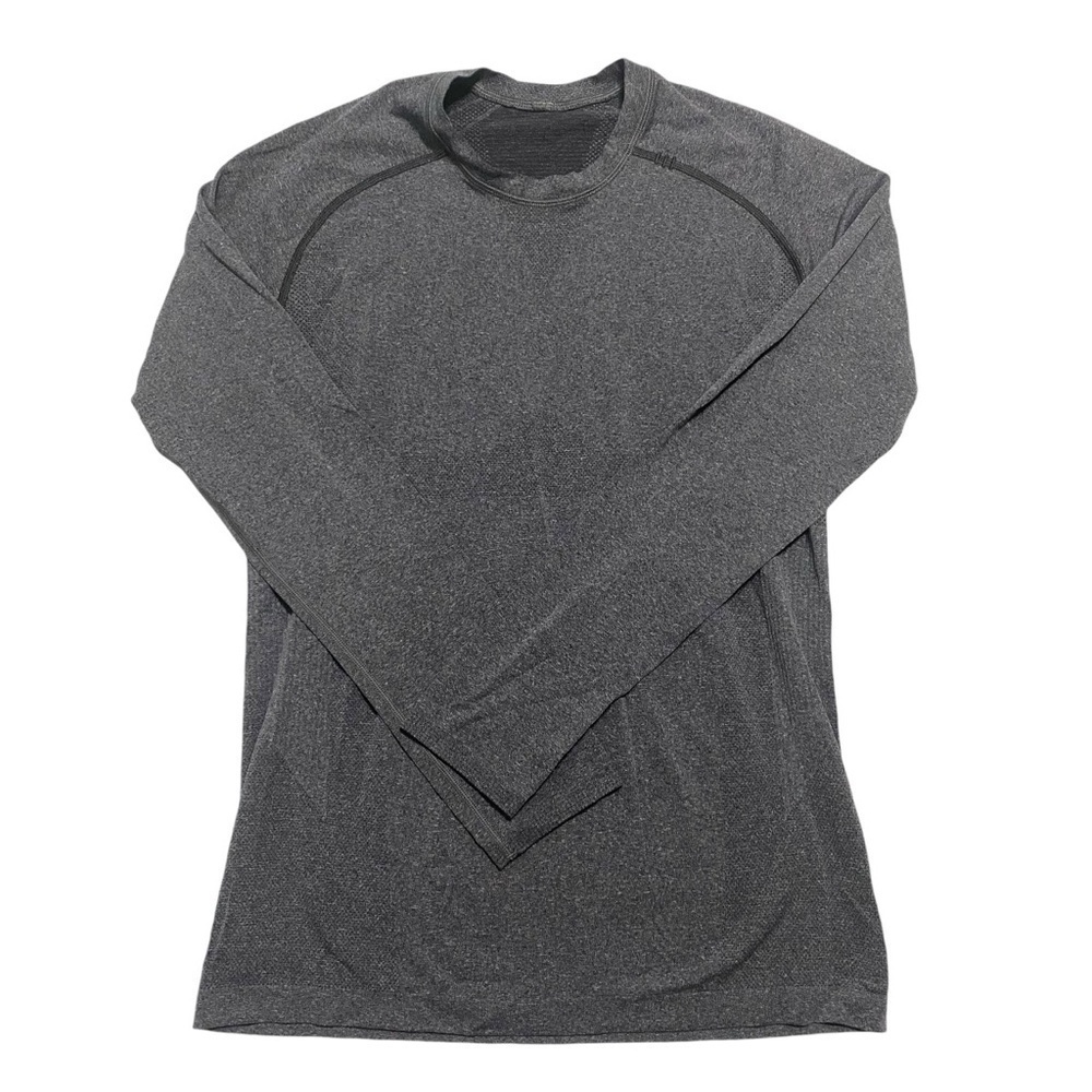 Lululemon Men’s Metal Vent Tech Long Sleeve Top Shirt Size Small Charcoal Gray